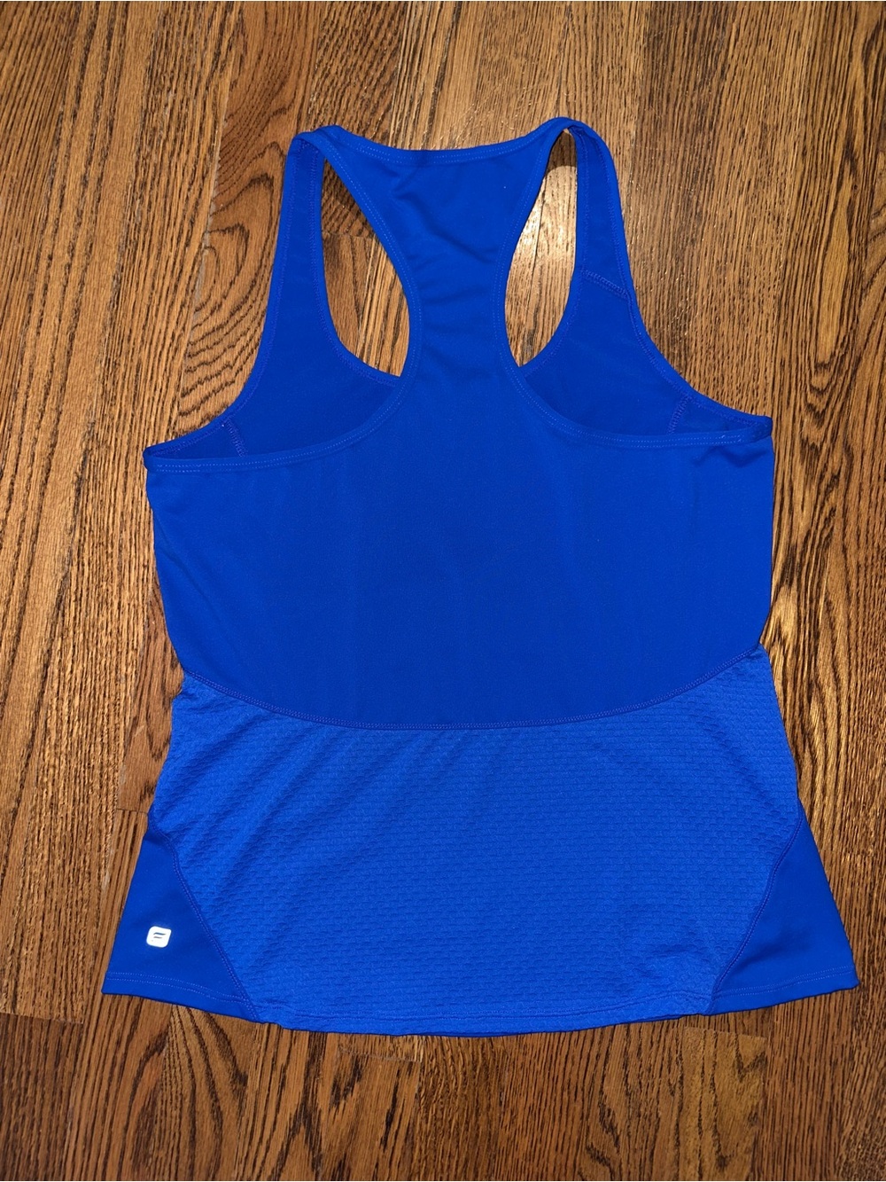 Blue Racerback Performance Tank, Fabletics, Size Medium, Like New! - Picture 3 of 9